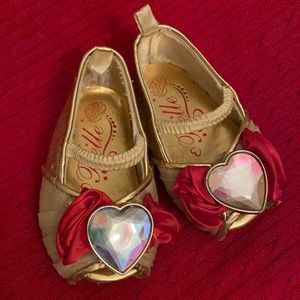 Disney Belle peep toe dress shoes Halloween